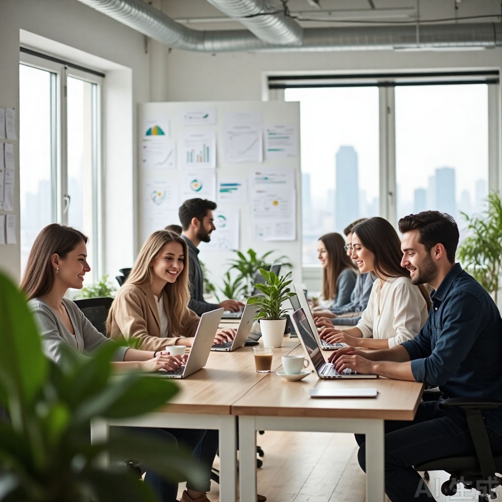 海北藏族网站建设团队办公实景
